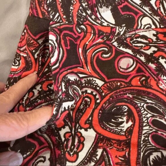 Banana Republic / Madison 2 PC Bundle Print Trouser Shorts Floral Paisley Size 4 - Picture 5 of 15